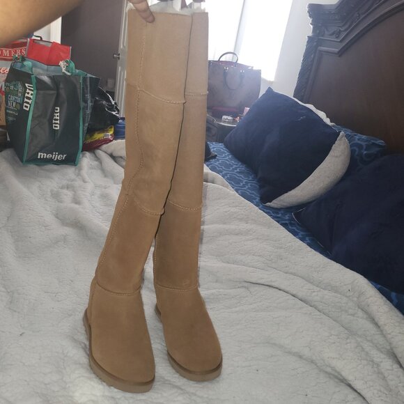 Over the Knee Ugg Boots brown/tan - Picture 6 of 9